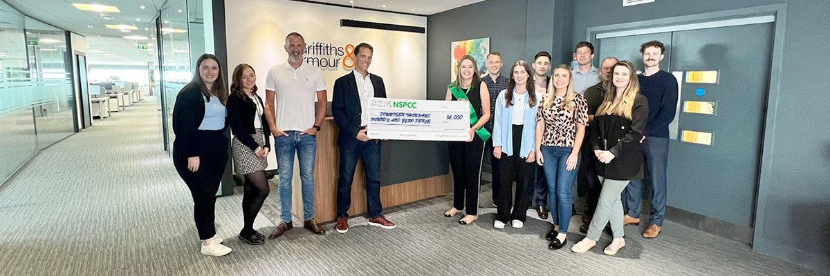 Griffiths & Armour raise £14,000 for the NSPCC | Griffiths & Armour, an ...